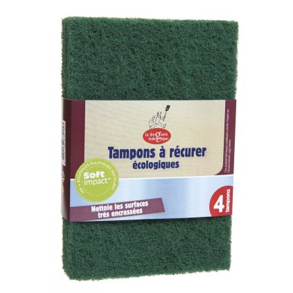 6a4bf364d7a640b0e63c6121dbd0fca2 DO030 Tampons a recurer ecologiques verts