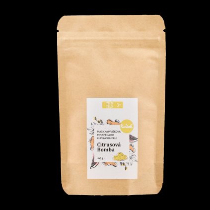 8588010102164 Kvitok pena 20do 20koupele Citrusova 20bomba 60g