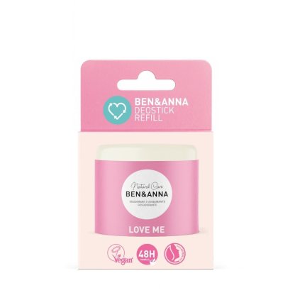 Ben & Anna Refill deodorant (40 g) - Love Me - náhradní náplň do aplikátoru