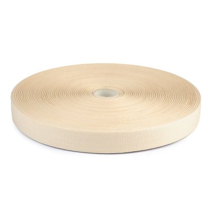 Bavlněná stuha / plátnovka šíře 20 mm (Varianta 1 bílá, Balení 1 m)