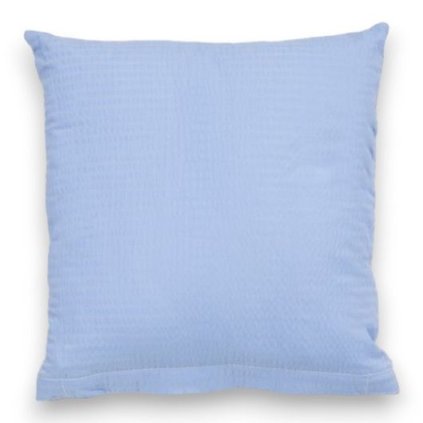 Povlak na polštář krep MODRÝ (Rozměry povlaků na polštáře 50x50cm)
