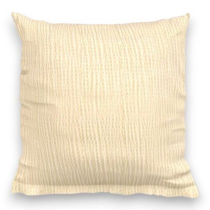 Povlak na polštář krep SMETANOVÝ (Rozměry povlaků na polštáře 45x60cm)