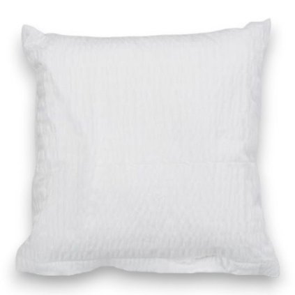 Povlak na polštář krep BÍLÝ (Rozměry povlaků na polštáře 70x90cm)