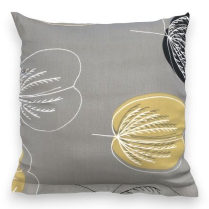Dekorační polštář GRACE šedá (Rozměry povlaků na polštáře 40x40cm)