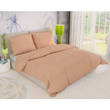 prodlouzene krepove povleceni 140x220 70x90cm lososove 0 wm0