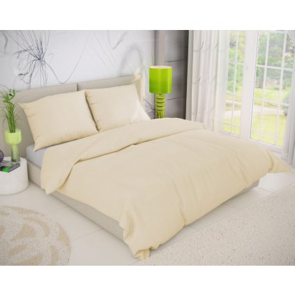 klasicke krepove povleceni 140x200 70x90cm smetanove 0 wm0