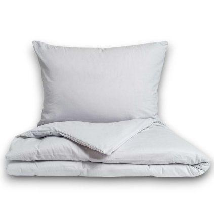 prodlouzene lozni flanelove povleceni 140x220 70x90cm svetle sede 851866 1 wm0