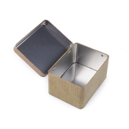 Plechová krabička na šití (Varianta 1 bílá, Balení 1 ks)