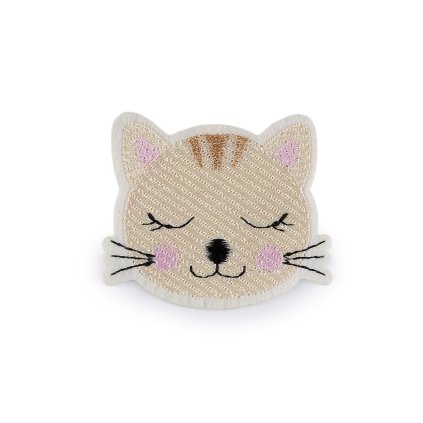 Nažehlovačka kočka (Varianta 1 béžová světlá, Balení 10 ks)