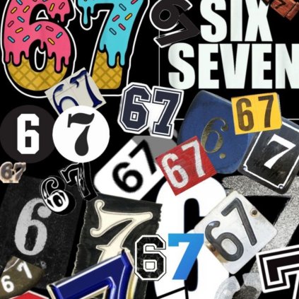 Bavlněný úplet –  Six seven