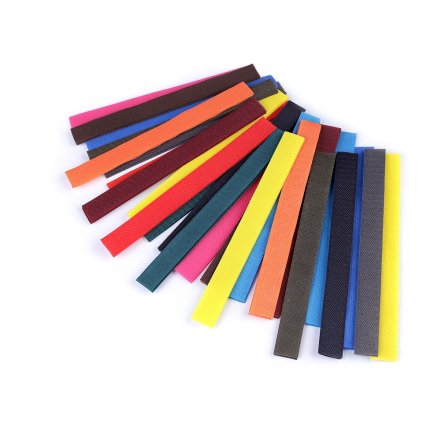 Suchý zip háček + plyš stříhaný šíře 20 mm (Varianta 1 černobílý mix, Balení 25 pár)