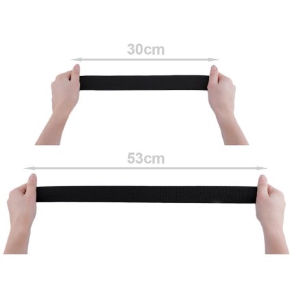 Pruženka tkaná šíře 40 mm (Varianta černá, Balení 5 m)