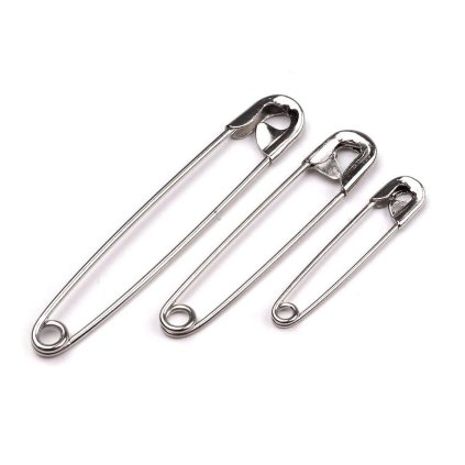 Spínací špendlíky mix velikostí (Varianta 1 nikl, Balení 1 svaz.)