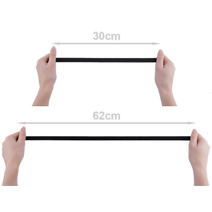 Pruženka tkaná šíře 15 mm (Varianta černá, Balení 25 m)