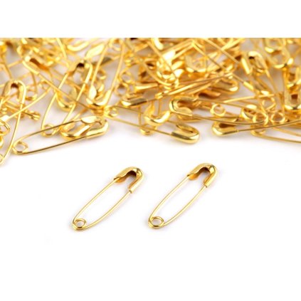 Spínací špendlíky délka 20 mm sypané (Varianta 1 stříbrná, Balení 100 ks)