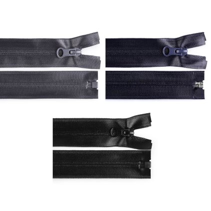 Voděodolný zip No 7 délka 85 cm spirálový (Varianta 332 černá, Balení 1 ks)