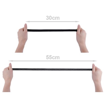 Pruženka tkaná šíře 15 mm (Varianta 1 bílá, Balení 25 m)