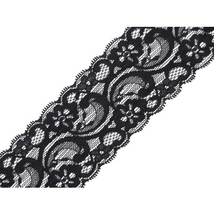 Elastická krajka / vsadka šíře 55 mm (Varianta 2 červená, Balení 25 m)