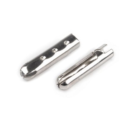 Kovová koncovka na šňůru Ø3,3 mm hladká (Varianta 1 nikl, Balení 5 ks)