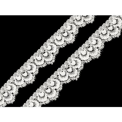 Elastická krajka šíře 16 mm (Varianta 6 černá, Balení 13.5 m)