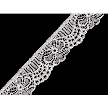 Elastická krajka šíře 30 mm (Varianta 4 černá, Balení 13.5 m)