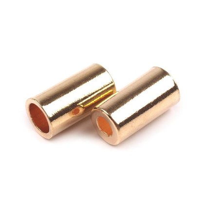 Kovová koncovka na šňůru Ø3,5 mm, Ø5,5 mm (Varianta 1 (Ø3,5 mm) nikl, Balení 4 ks)