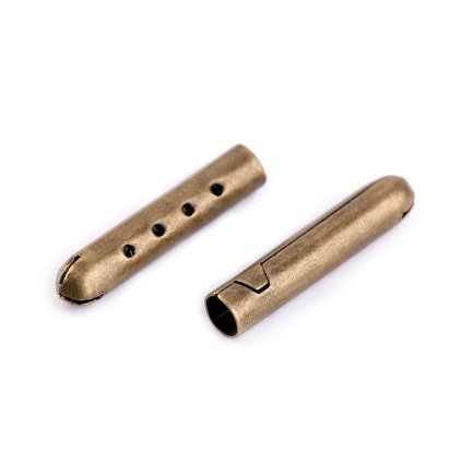 Kovová koncovka na šňůru Ø4 mm (Varianta 1 nikl, Balení 10 ks)