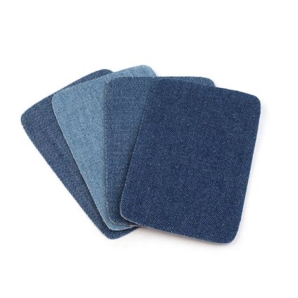 Nažehlovací záplaty riflové 5,3x7,9 cm (Varianta 2 modrá jeans, Balení 2 ks)