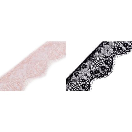 Francouzská krajka šíře 90 mm (Varianta 1 bílá, Balení 3 m)