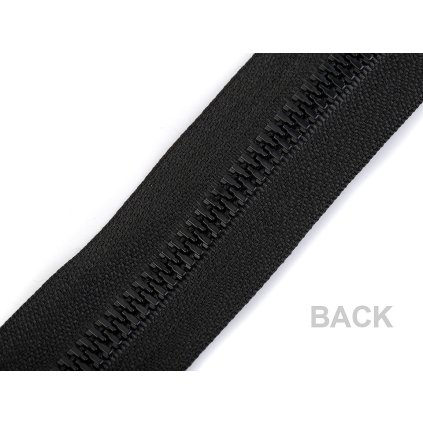 Zip kostěný se stříbrnými zoubky No 8 metráž (Varianta 312 šedá tmavá, Balení 1 m)