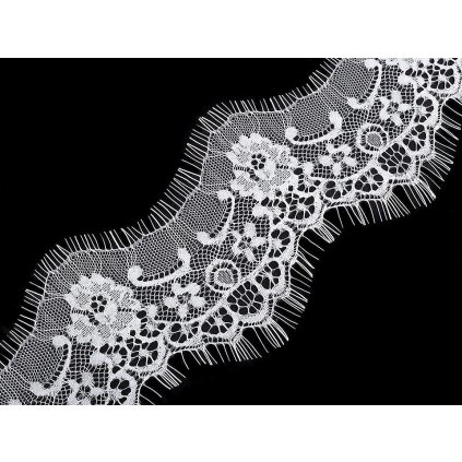 Francouzská krajka šíře 10 cm (Varianta 2 černá, Balení 3 m)