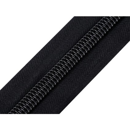 Zip spirálový No 10 metráž (Varianta černá, Balení 1 m)