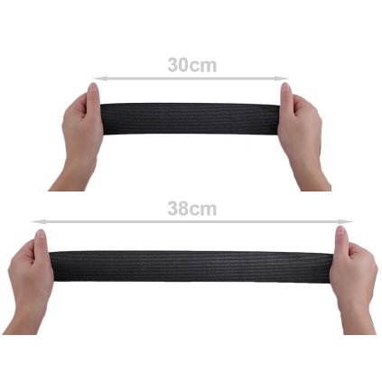 Pruženka tkaná šíře 45 mm (Varianta 1 bílá, Balení 20 m)