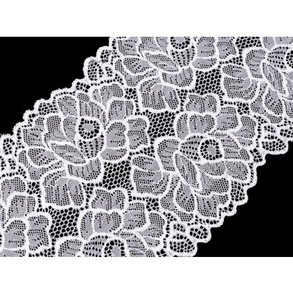 Elastická krajka / vsadka / běhoun šíře 15,5 cm