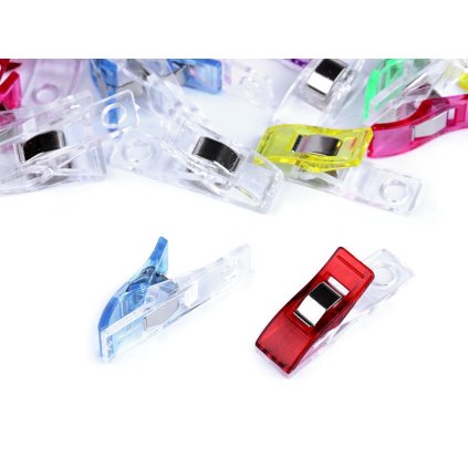 Fixační kolíček / svorka 10x37 mm na látky (Varianta mix náhodných variant, Balení 50 ks)