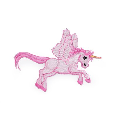 Nažehlovačka zvířata (Varianta 1 růžová sv. pegas, Balení 1 ks)