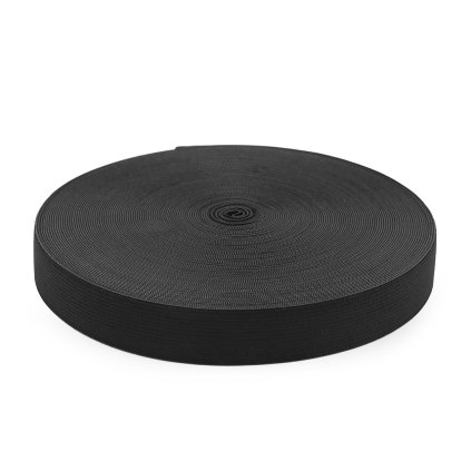 Pruženka tkaná šíře 25 mm (Varianta 1 bílá, Balení 25 m)