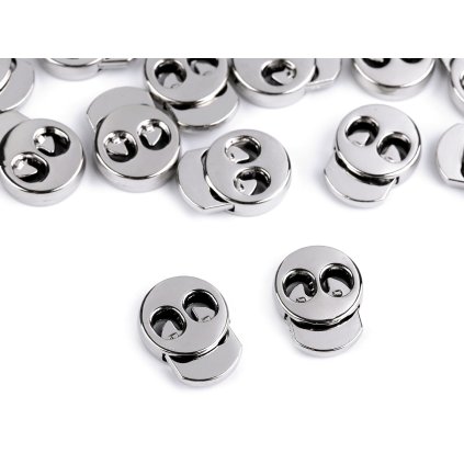 Kovové brzdičky 15x18 mm (Varianta 1 nikl, Balení 4 ks)