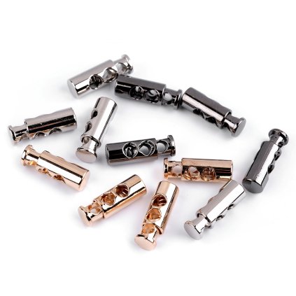 Kovové brzdičky 7x23 mm (Varianta 3 nikl černý, Balení 4 ks)