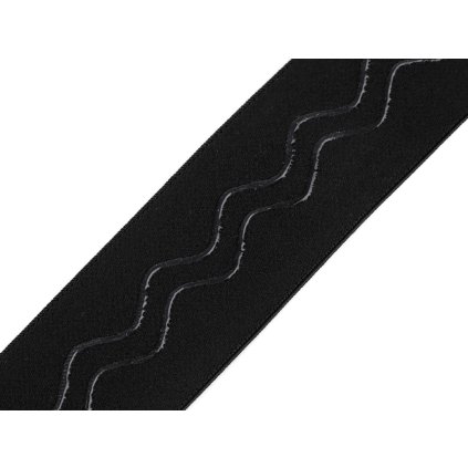 Pruženka šíře 50 mm se silikonem (Varianta černá, Balení 1 m)