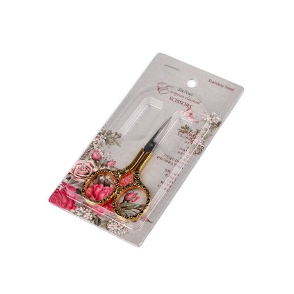 Nůžky vyšívací zdobené (Varianta 1 viz foto zlatá, Balení 1 ks)