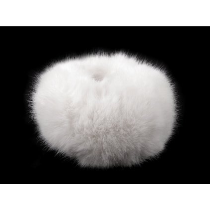 Kožešinová manžeta na rukáv šíře 10 cm pružná (Varianta 2 béžová světlá, Balení 2 ks)