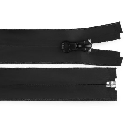 Zip voděodolný No 7 délka 65 cm spirálový matný (Varianta černá mat, Balení 1 ks)