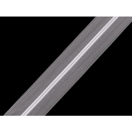 Zip spirálový No 3 transparentní metráž, na povlečení a polštáře (Varianta bílá, Balení 1 m)