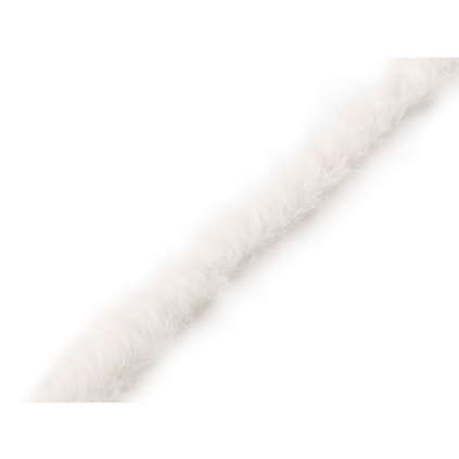 Oděvní / dekorační kožešinový proužek plochý, řezaný šíře 1,5 cm