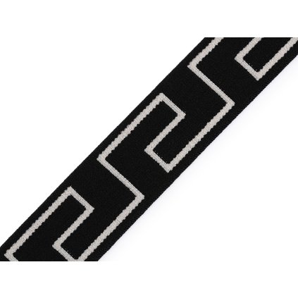 Pruženka měkká šíře 30 mm (Varianta černá, Balení 1 m)