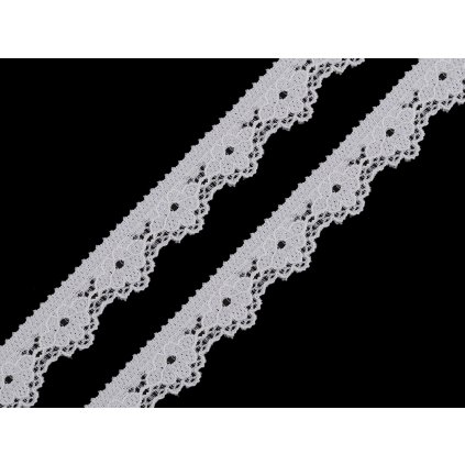 Elastická krajka šíře 15 mm (Varianta 1 Off White, Balení 1 m)