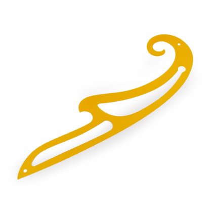 Křivítko ohebné (Varianta žlutá, Balení 1 ks)