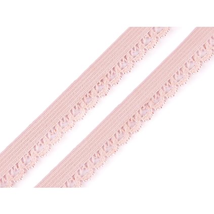 Ozdobná pruženka šíře 15 mm (Varianta 2 starorůžová sv., Balení 20 m)