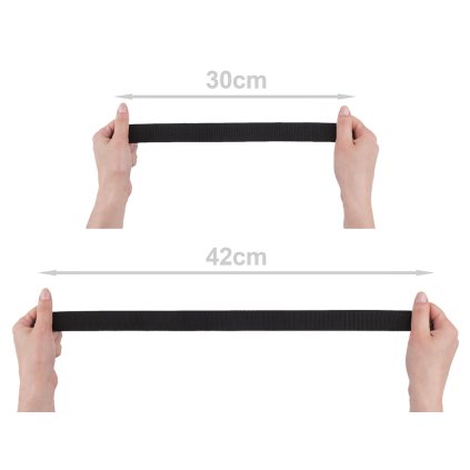 Pruženka měkká šíře 30 mm (Varianta 1 černá, Balení 1 m)